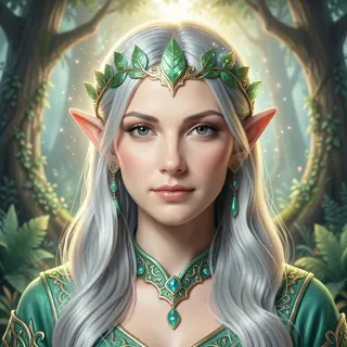 Fantasy elf style pfp example